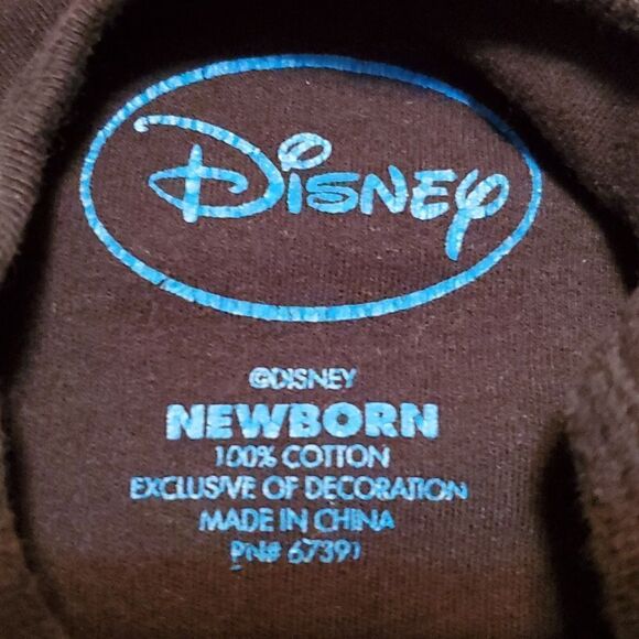 Disney Infant Mickey Long Sleeve Onesie and Mickey Pants Size 0-3M - Picture 5 of 6